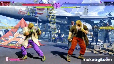 Guile (Street Fighter) GIF Animations