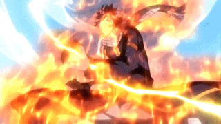 Fairy Tail  Natsu's Lightning Flame Dragon's Roar (ENG DUB) on Make a GIF