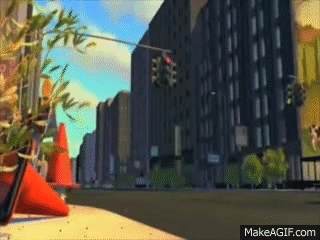 TOY STORY 2 The road crossing scene with Subtitles on Make a GIF