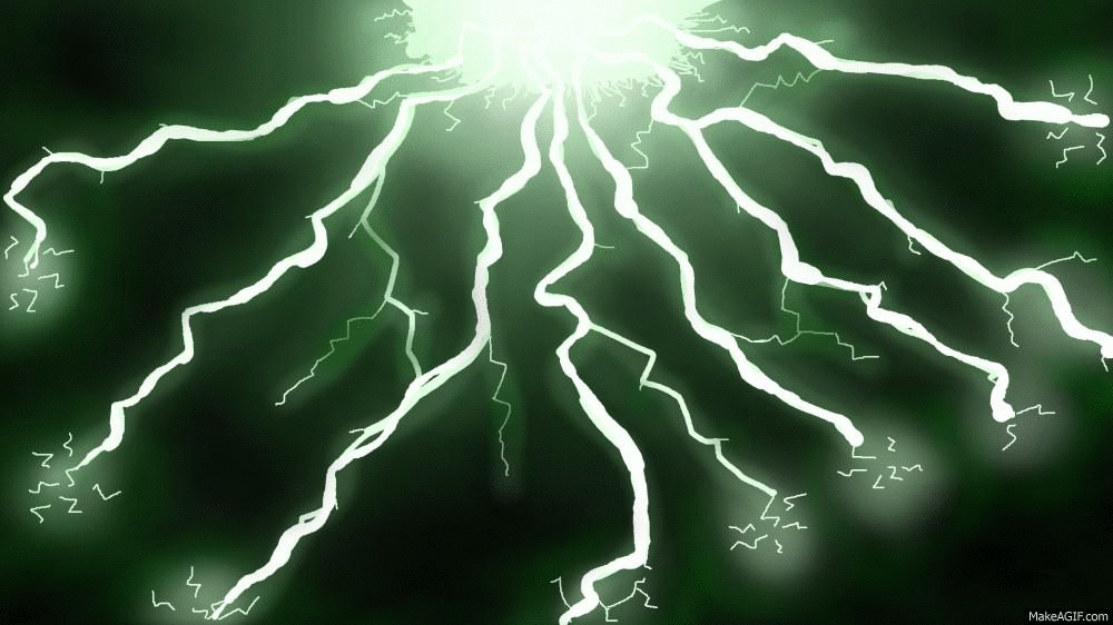 Lightning Pixel Art GIF