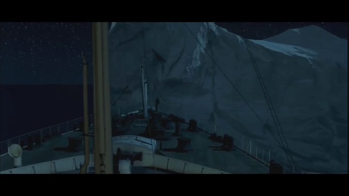 Titanic Iceberg Collision Scene (HD) on Make a GIF
