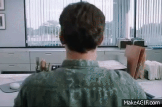 Office Space Fish Cleaning Scene on Make a GIF