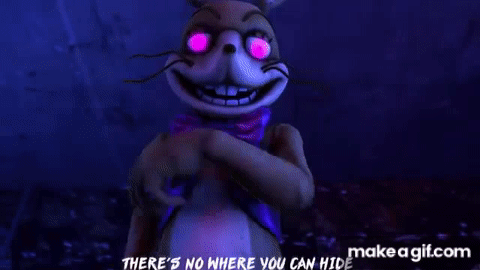 FNAF SFM] Glitchtrap meets Vanny™ on Make a GIF