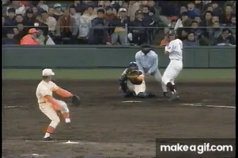 古都の大砲　近澤選手の打席