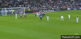 Cristiano Ronaldo Free Kick GIFs