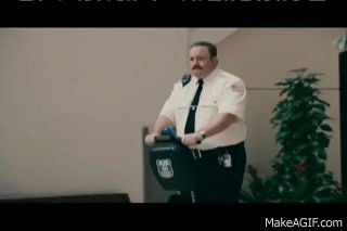 Paul Blart : Mall Cop - Minivan Crash on Make a GIF