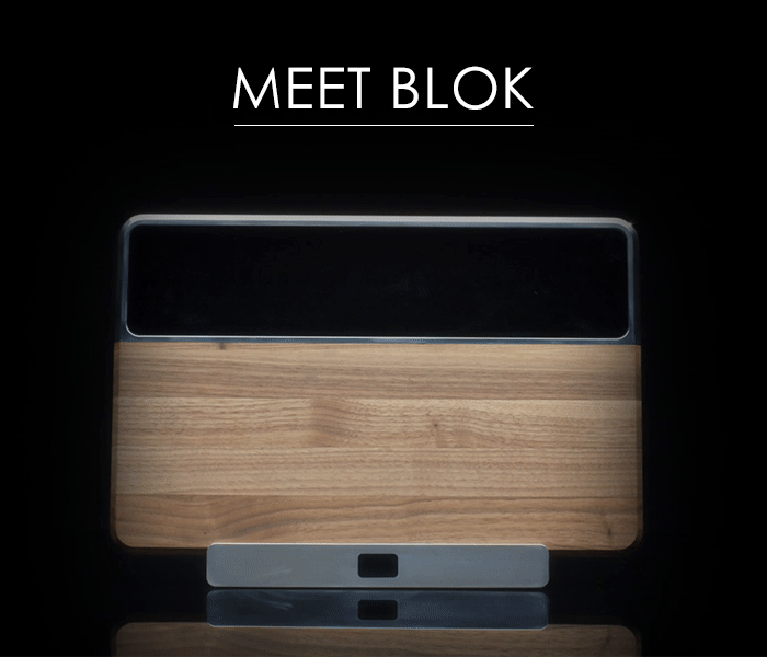Blok Smart Cutting Board Makes Cooking Easier  It Has a Digital Display to  Stream Live and On-Demand Cooking Classes