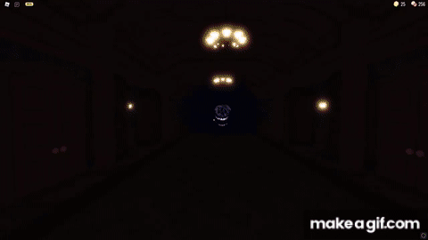 RUSH JUMPSCARE IN ROBLOX DOORS HORROR GAME! 