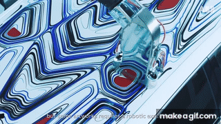 ABB Robot Art Car Painting