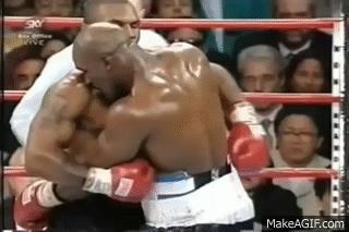 Image result for MAKE GIFS MOTION IMAGES OF MIKE TYSON BITING HOLYFIELD