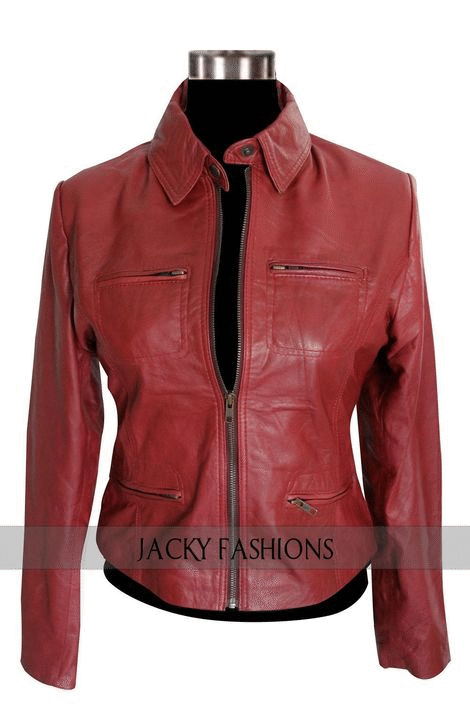 Once Upon a Time Jennifer Morrison Emma Swan Ladies Leather Jacket on ...