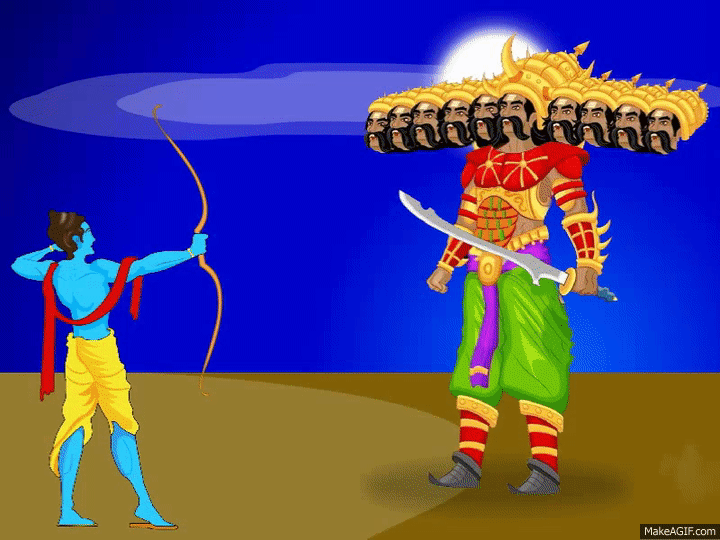 Dussehra Animation on Make a GIF Dussehra Animation on Make a GIF
