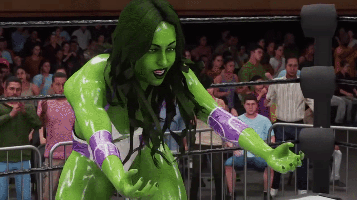 WWE 2K18 She-Hulk vs. Mother Russia - Requested No Holds Barred Match on Ma...
